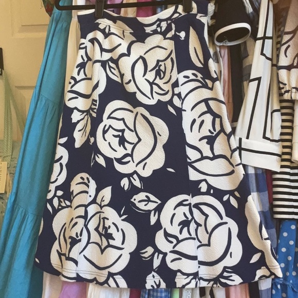 NWOT Anthropologie Maeve Amiens Flounced Skirt Knee Length - Picture 5 of 5